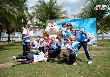 Dàn anh trai và đuôi nhỏ khuấy động ngày hội Olympics
