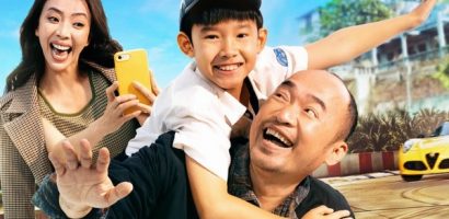 Tiến Luật rạng rỡ ‘cõng’ quý tử trên lưng, Thu Trang hoá mẹ hiền trong phim mới