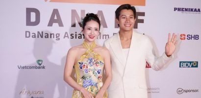 ‘Nữ hoàng Wushu’ Thúy Hiền nền nã trong tà áo dài cách điệu trên thảm đỏ DANAFF