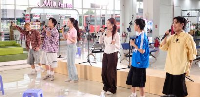 Nhóm nhạc Duniverse thử thách biểu diễn tại Bến xe Miền Đông Mới