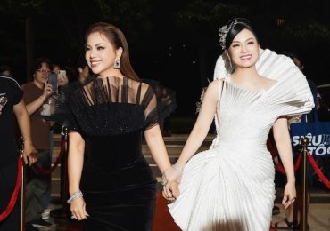 Hà Phương và Minh Tuyết hội ngộ trên thảm đỏ