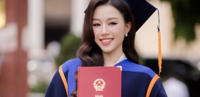 Á hậu Lê Thu Trà nhận bằng Thạc sĩ Quản trị Kinh doanh ở tuổi 24