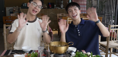 Nam Khánh và Kan Hy trải nghiệm ẩm thực đất nước Triệu Voi