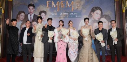 Chi Pu ‘xuyên không’ đòi danh phận tại premiere ‘Chị Chị Em Em 3’